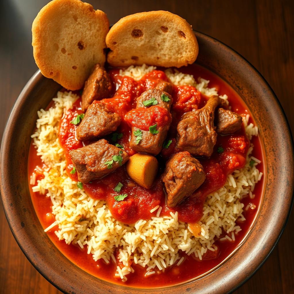 Fattah with Lamb