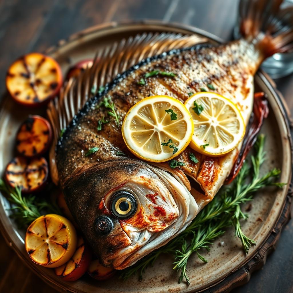 Grilled Sea Bass
