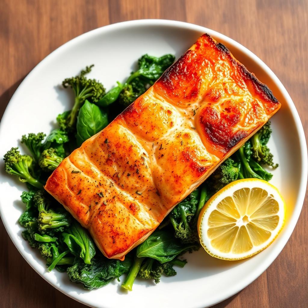 Salmon and Greens