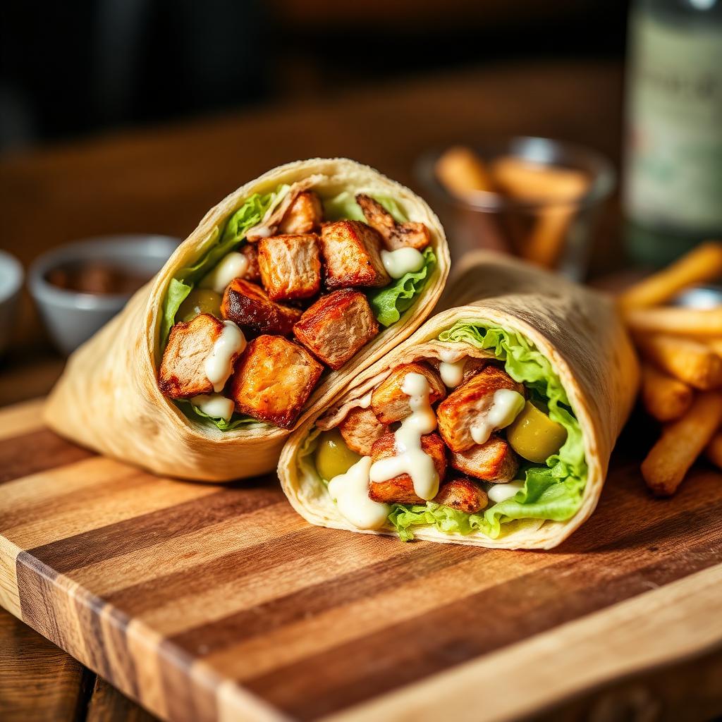 Shish Tawook Wrap